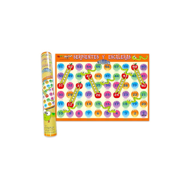 Escaleras y Serpientes Jumbo 70 X 50 Cm