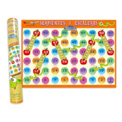 Escaleras y Serpientes Jumbo 70 X 50 Cm