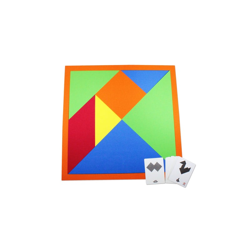 Expo Tangram 39 x 39 cm y Tarjetas Arma y Checa