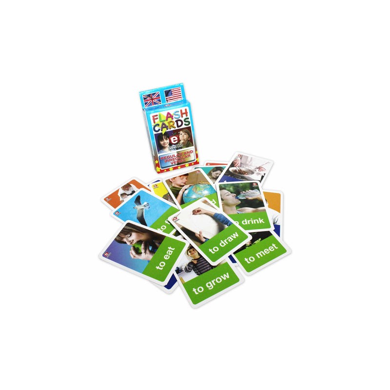 Flash Cards Regular And Irregular Verbs