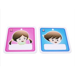 Identificadores Escolares Niña/Niño con 10 Piezas