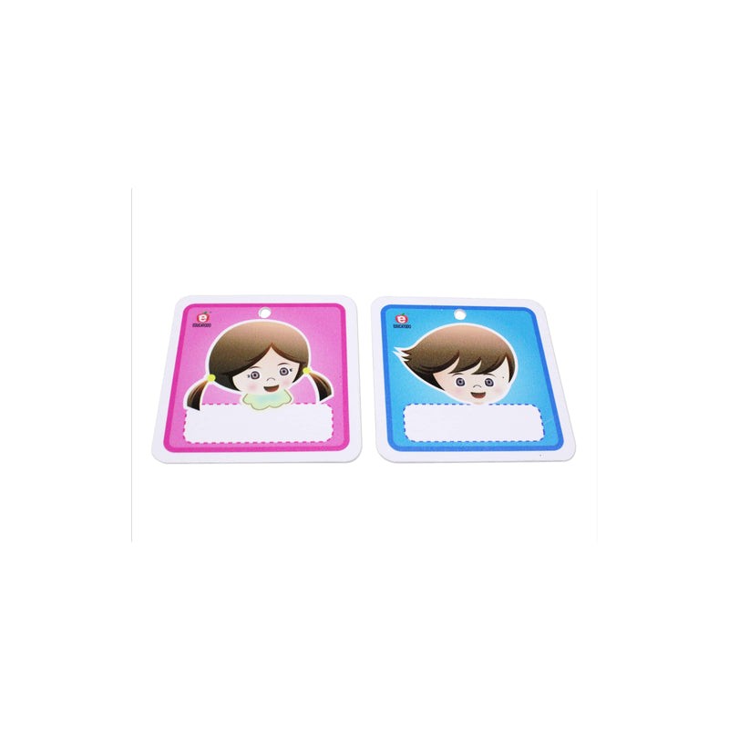 Identificadores Escolares Niña/Niño con 10 Piezas