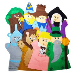 Juego de 8 Guiñoles El Mago de Oz