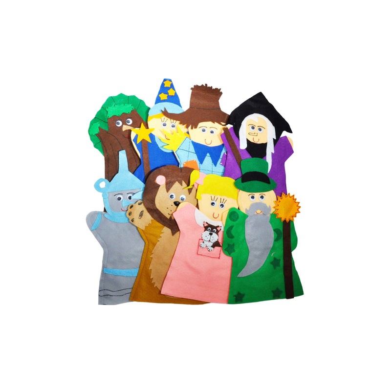 Juego de 8 Guiñoles El Mago de Oz