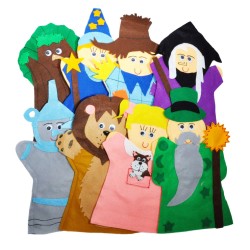 Juego de 8 Guiñoles El Mago de Oz