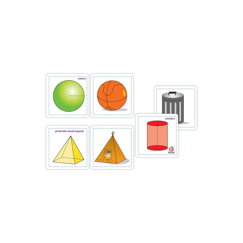 Memopares Asociación de Cuerpos Geométricos