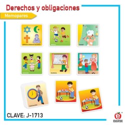 Memopares de Derechos y Obligaciones C/54 Tarjetas