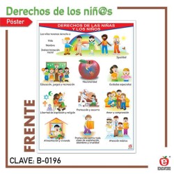 Póster Derechos y Deberes de Las Niñas y Los Niños