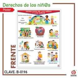 Póster Derechos y Deberes de Las Niñas y Los Niños