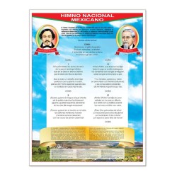 Póster Himno Nacional Mexicano / Símbolos Patrios