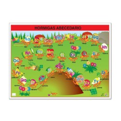Póster Hormigas Abecedario