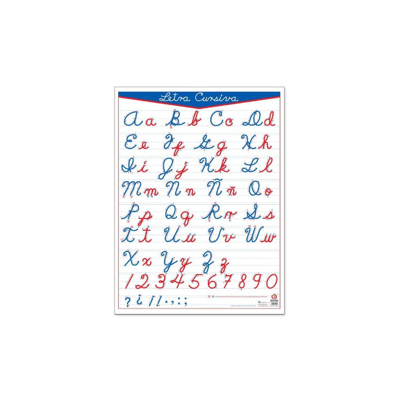 Póster Letra Cursiva