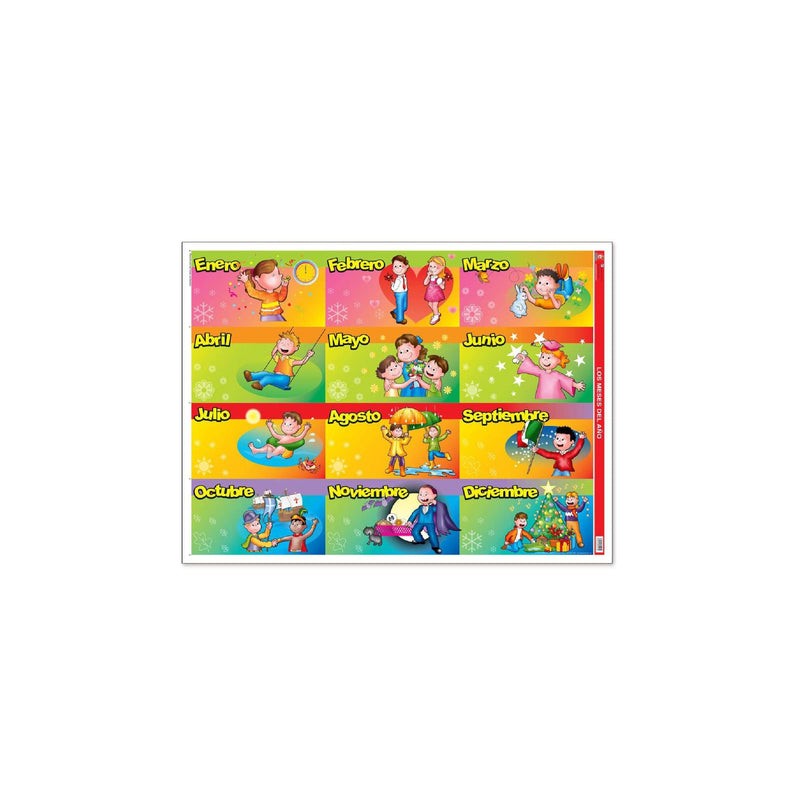 Póster Los Meses del Año