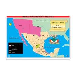 Póster México Siglo XIX D.P. / La Nueva España D.P.