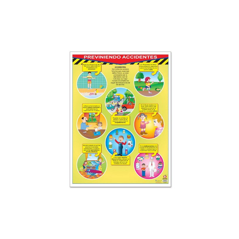 Póster Previniendo Accidentes
