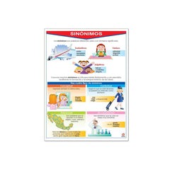 Póster Sinónimos Y Antónimos
