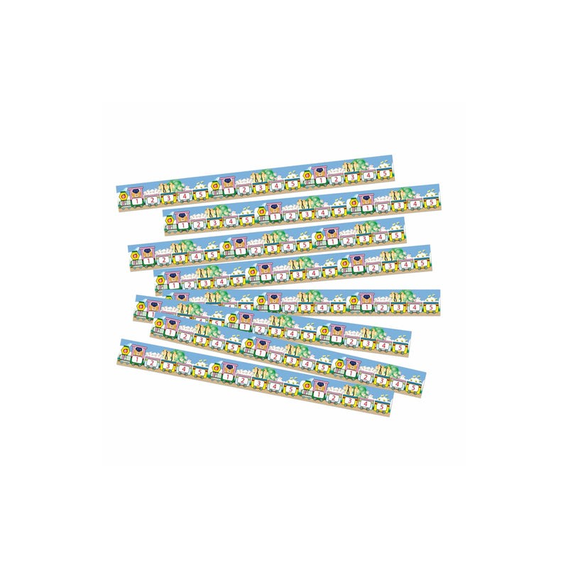 Cenefa Decorativa Animales en el Tren