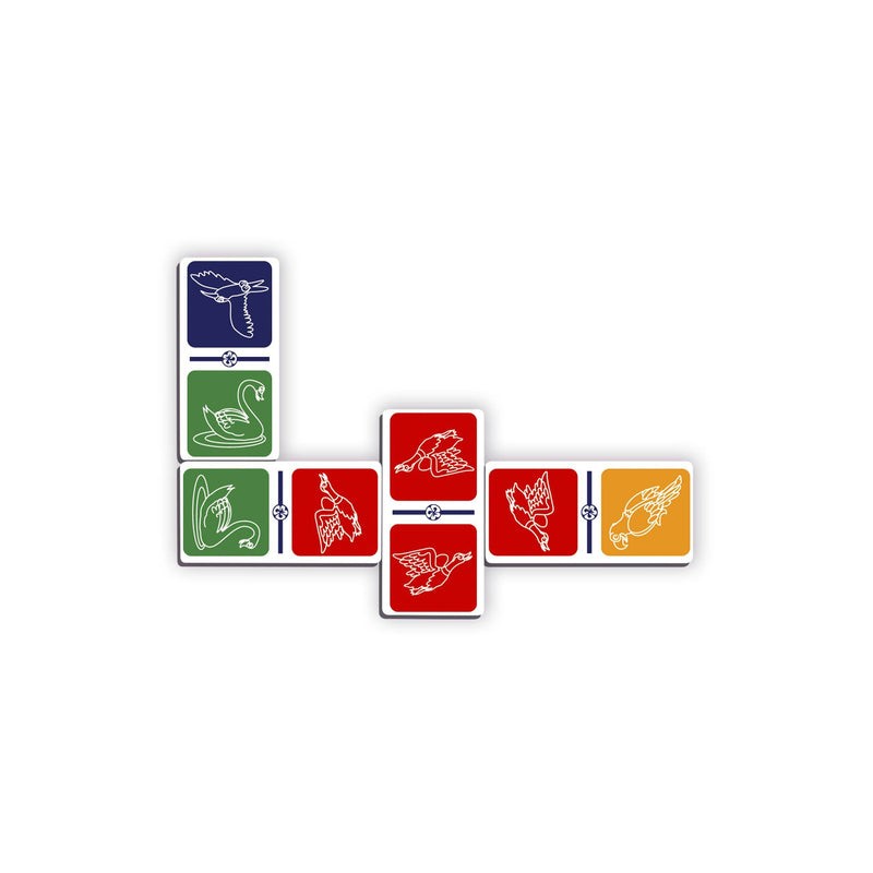 Dominó Gigante de Colores Aves